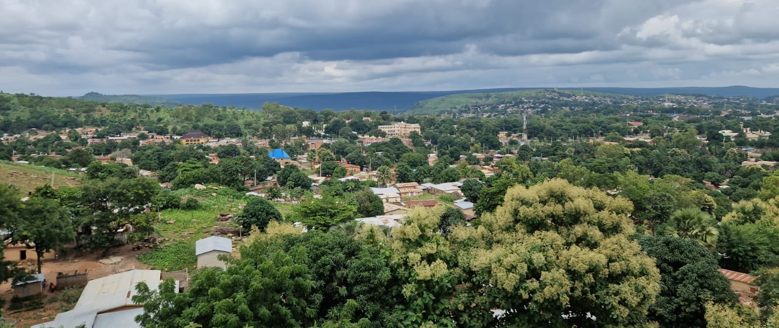 La vue de haut du Bénin